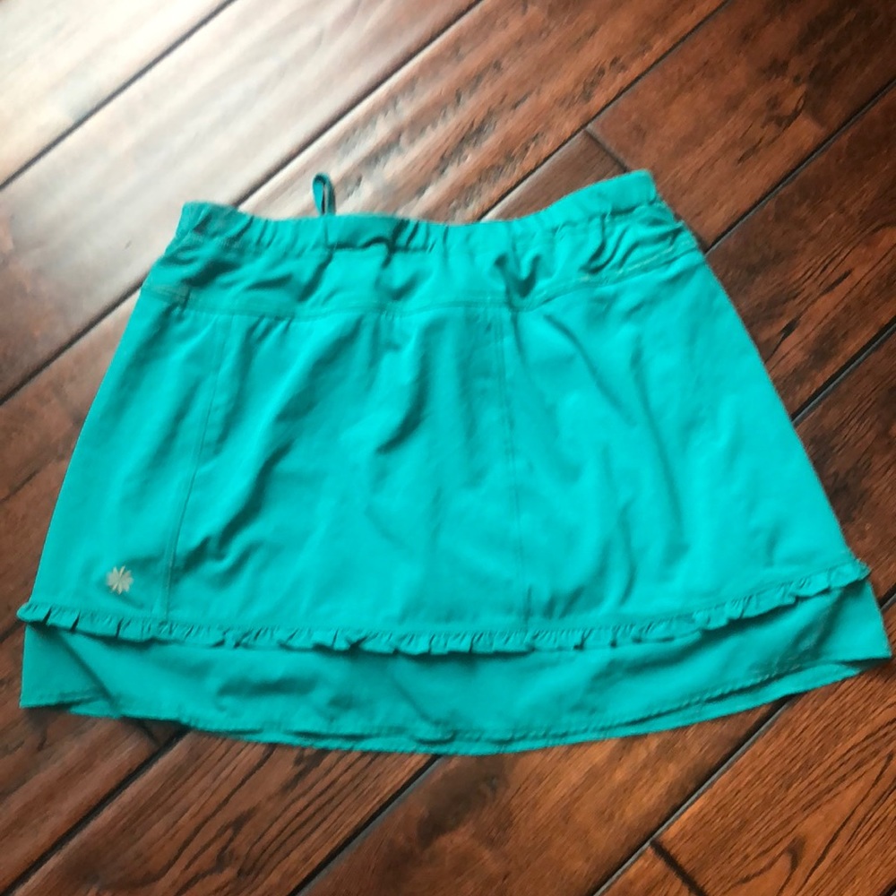 Athleta green skirt with shorts underneath…